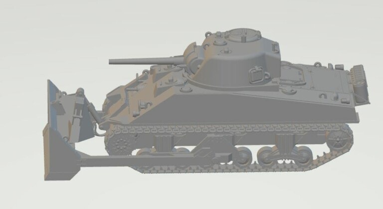 Arvernes Sherman Dozer (USA, WW2)