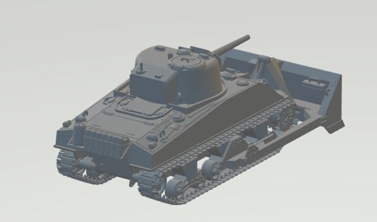 Arvernes Sherman Dozer (USA, WW2)