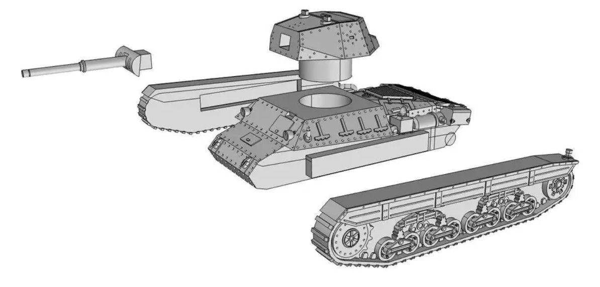 WG3D Carro Armato P40 (Italy, WW2)