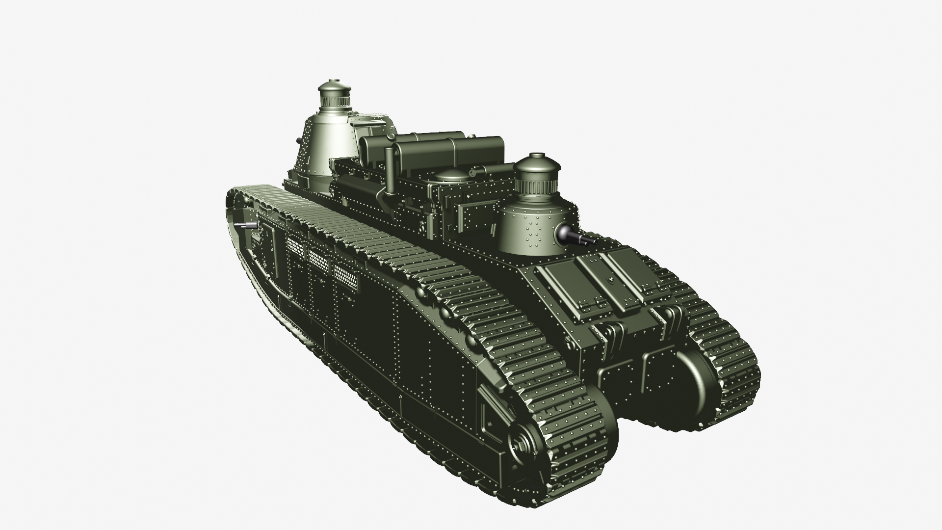 WG3D Super-heavy Tank Char 2C  (FRANCE, WW2)