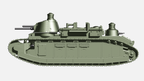 WG3D Super-heavy Tank Char 2C  (FRANCE, WW2)