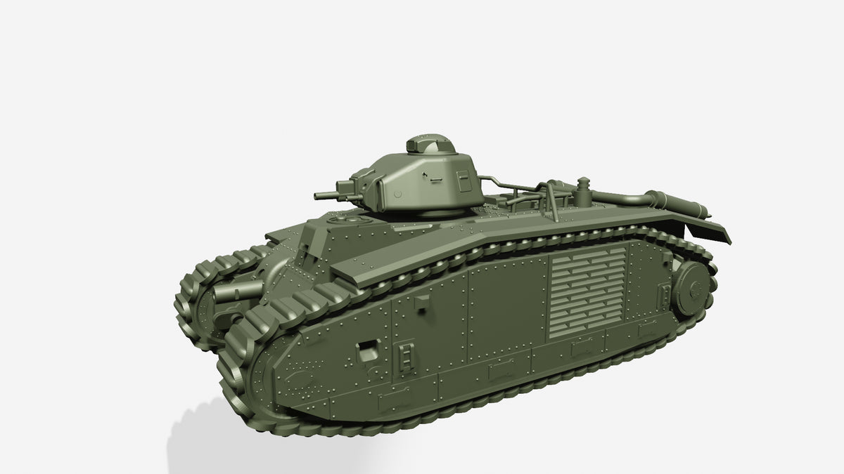 WG3D Char B1 with short SA-34 47mm gun   (FRANCE, WW2)