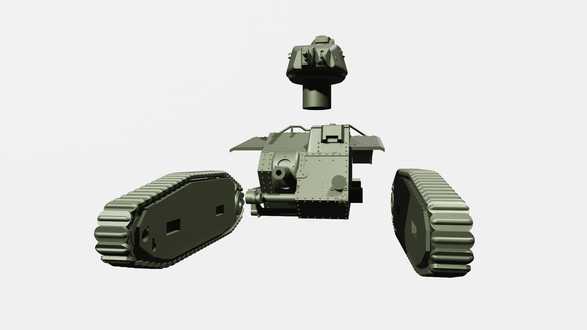 WG3D Char B1 with short SA-34 47mm gun   (FRANCE, WW2)