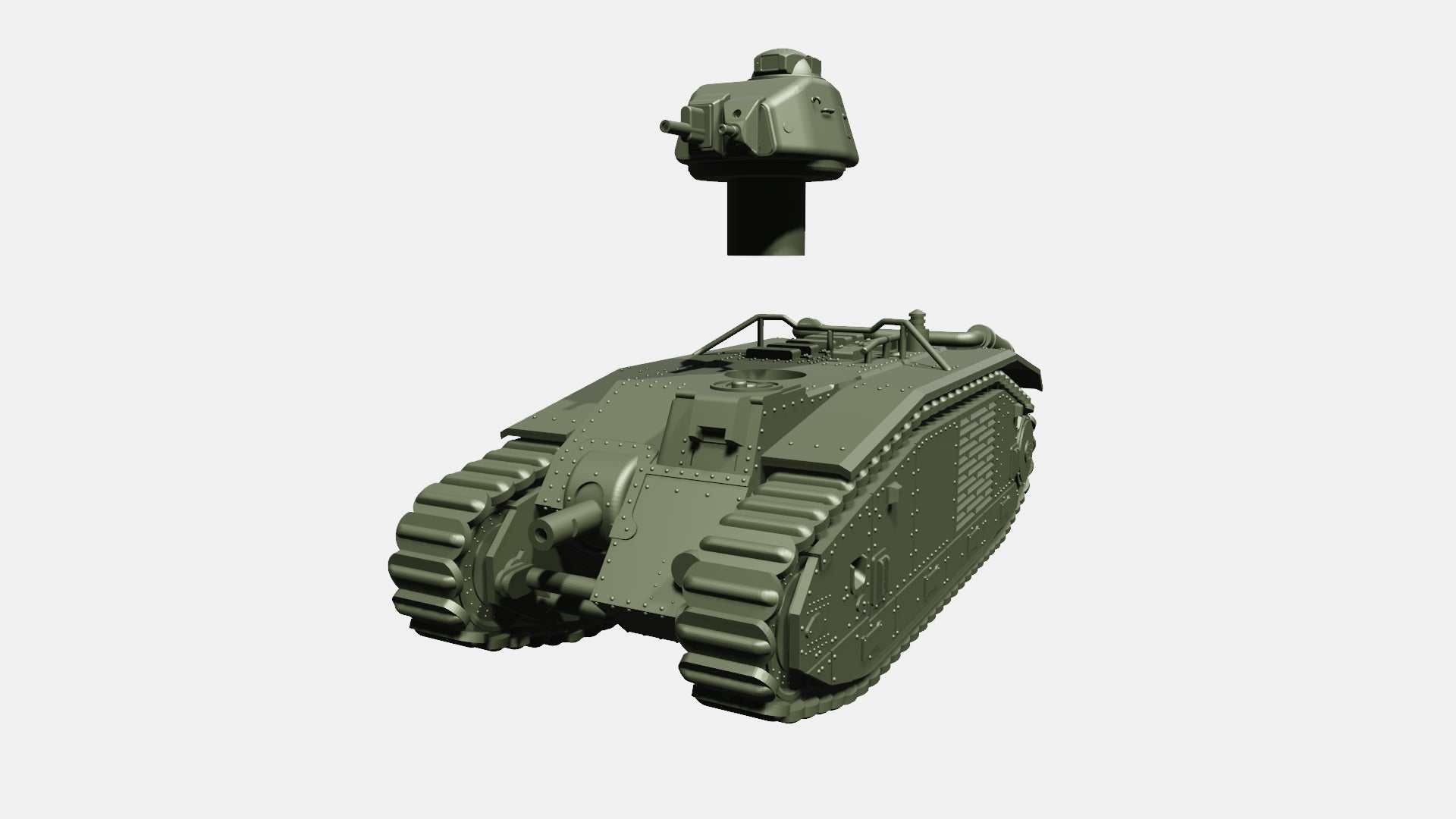 WG3D Char B1 with short SA-34 47mm gun   (FRANCE, WW2)