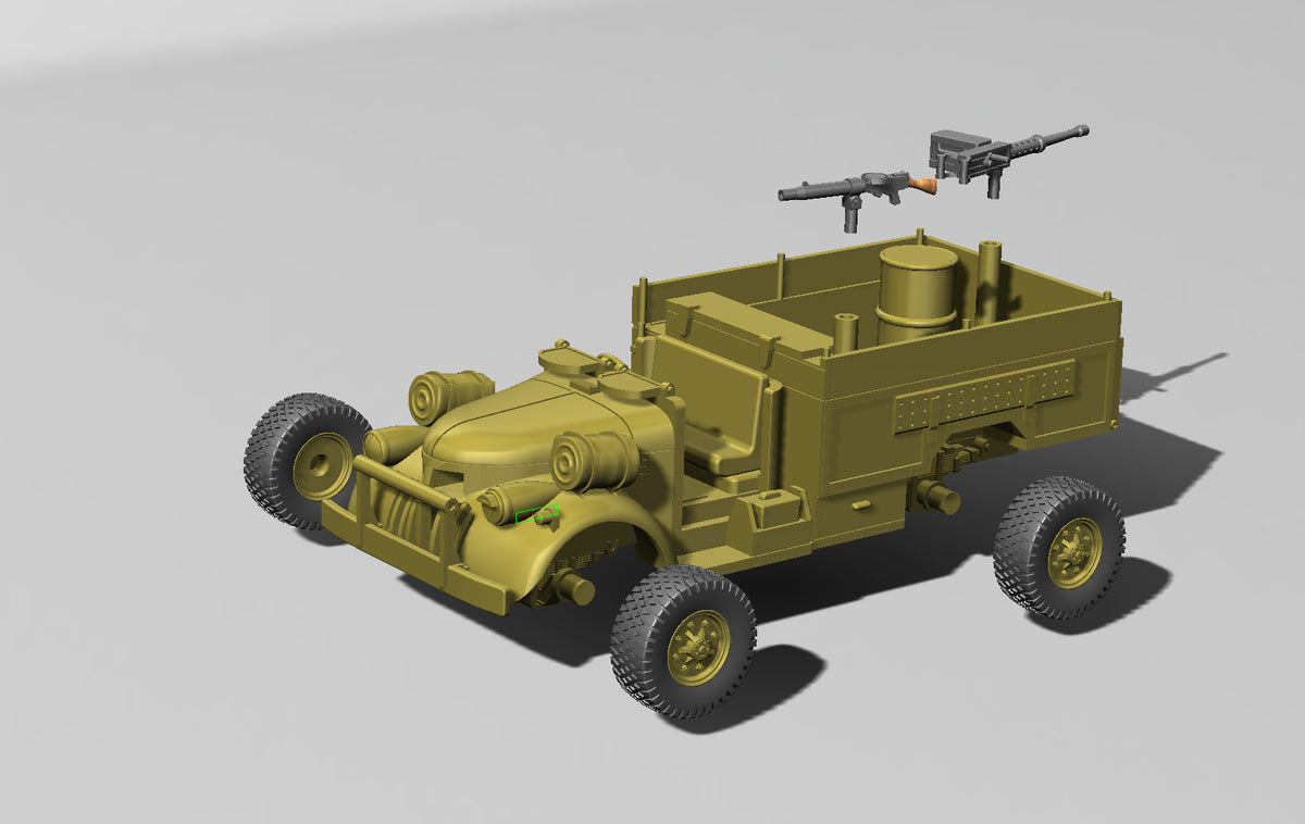 WG3D Chevrolet WB 30 CWT Truck + option with 37mm Bofors (US, WW2)