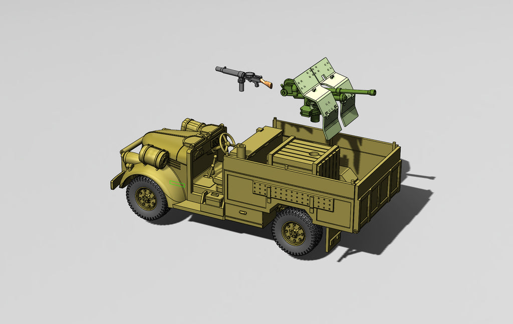WG3D Chevrolet WB 30 CWT Truck + option with 37mm Bofors (US, WW2)