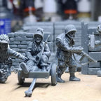 Col. Muller US AIRBORNE Colonel and HQ Set (terrain not included)