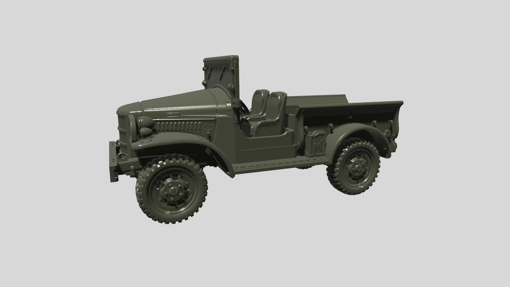 WG3D Dodge WC51-52 with winch (¾ tons) + MG or Mortar (USA, WW2)