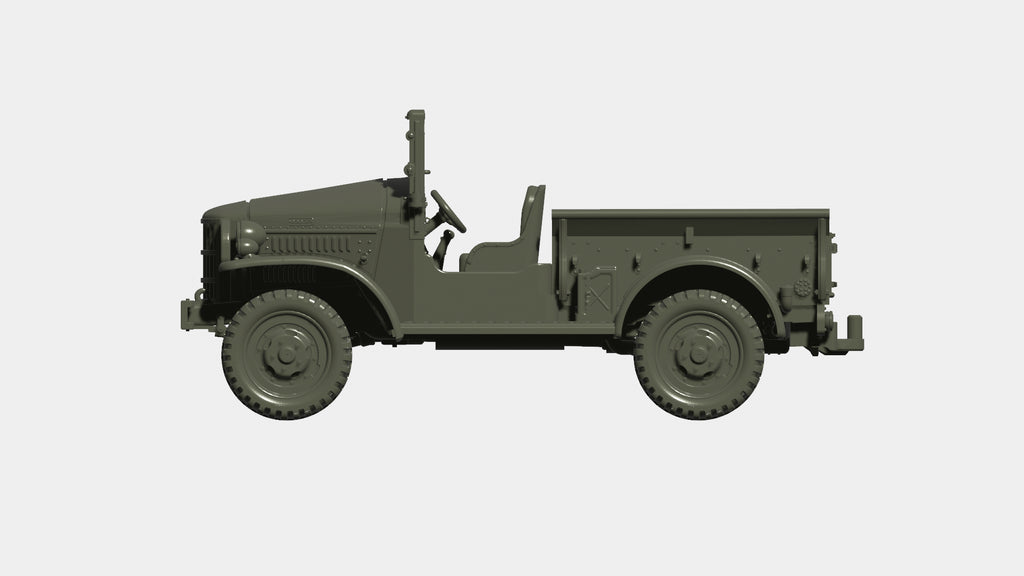 WG3D Dodge WC51-52 with winch (¾ tons) + MG or Mortar (USA, WW2)