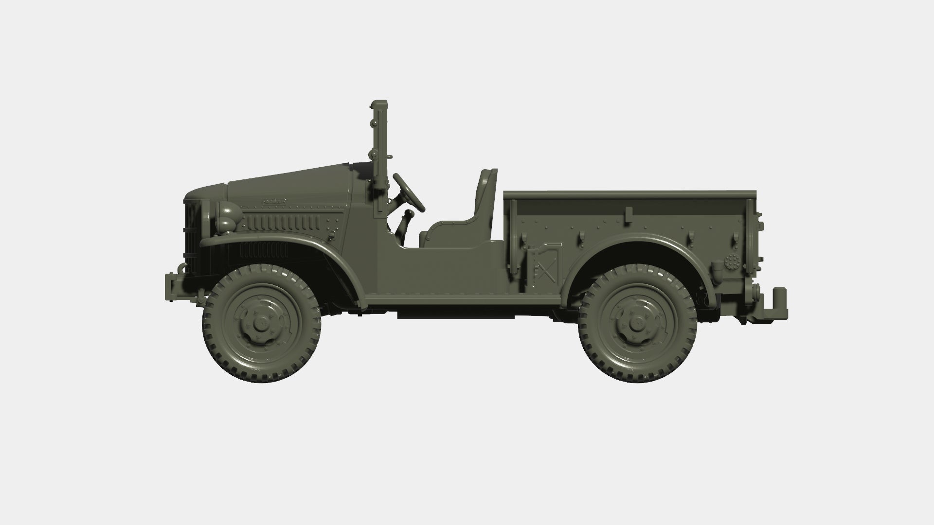 WG3D Dodge WC51-52 with winch (¾ tons) + MG or Mortar (USA, WW2)