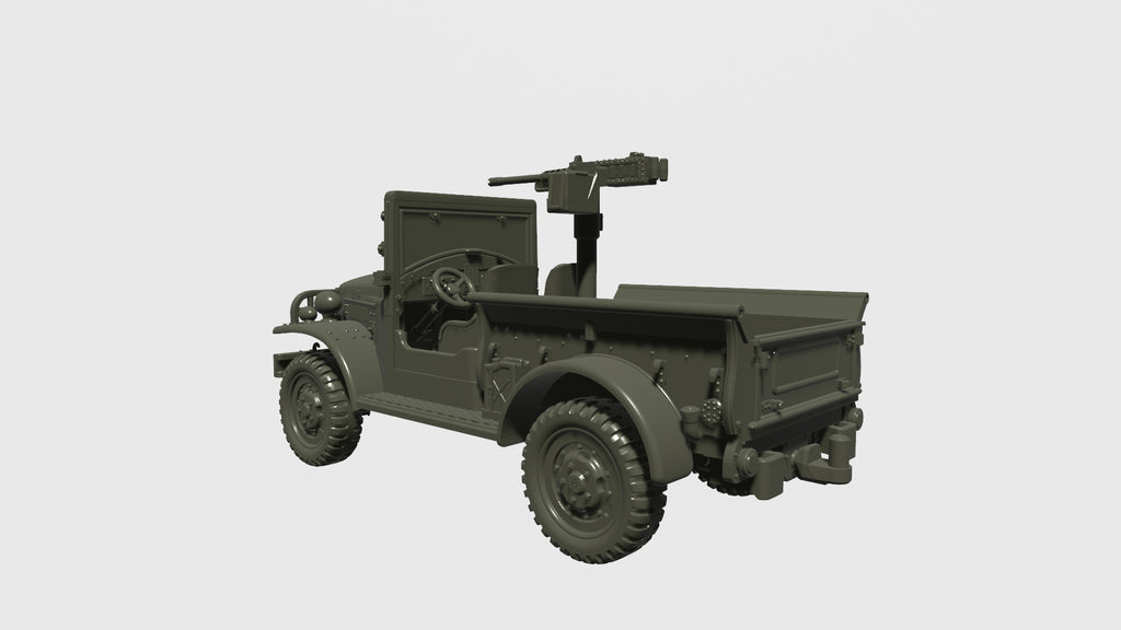 WG3D Dodge WC51-52 with winch (¾ tons) + MG or Mortar (USA, WW2)