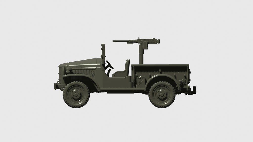 WG3D Dodge WC51-52 with winch (¾ tons) + MG or Mortar (USA, WW2)