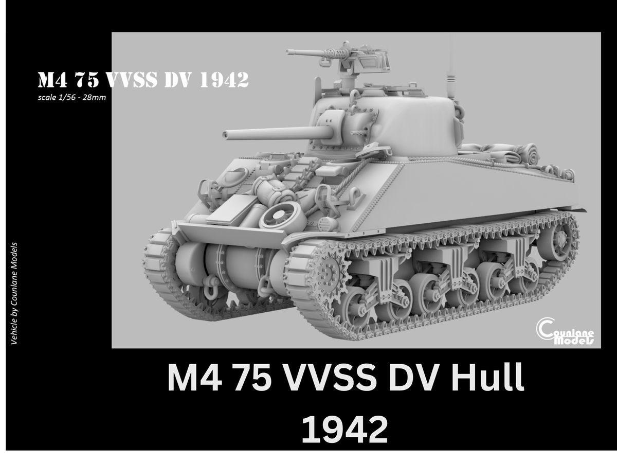 Counlane Sherman M4 75 VVSS DV (USA, WW2)