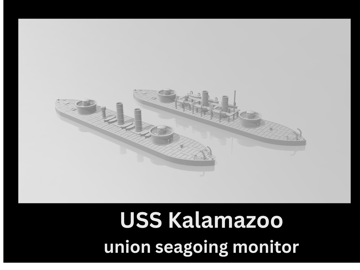 Manley LFG3D220- 1/600 USS Kalamazoo