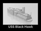 Manley LFG3D104- 1/600 USS Black Hawk