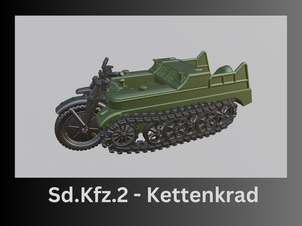 WG3D Sd.Kfz.2 - Kettenkrad (Germany, WW2)