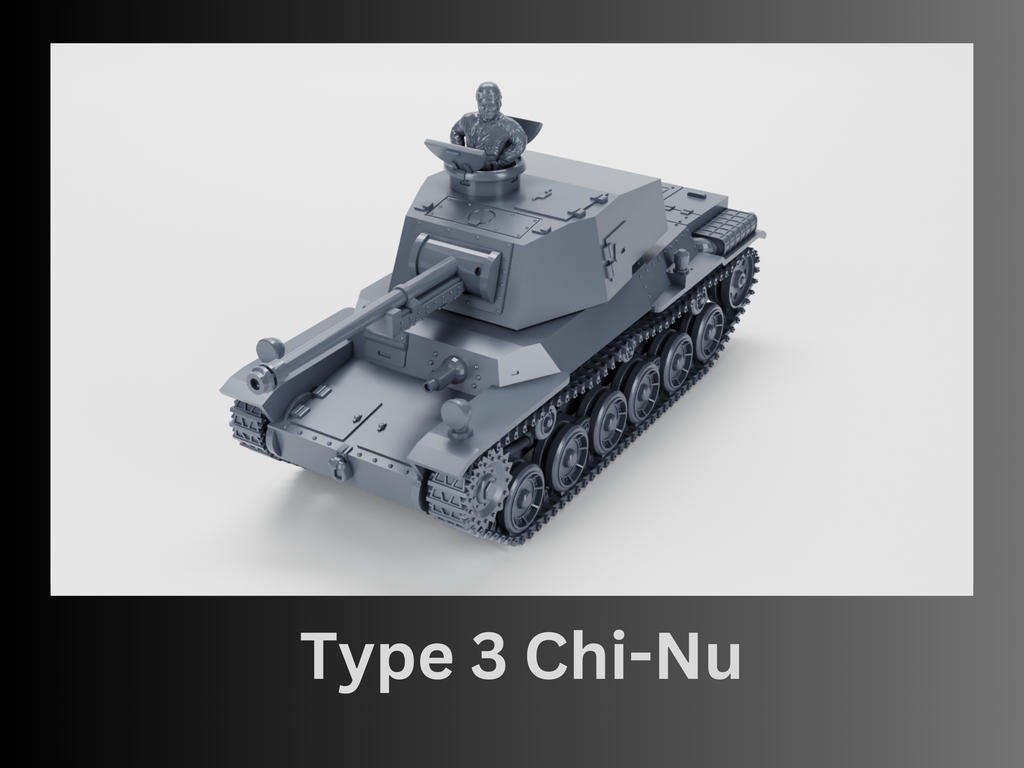 WG3D Type 3 Chi-Nu Medium Tank (JAPAN, WW2)