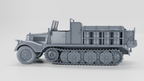WG3D Halftrack Sd.Kfz.11/2 Decontamination vehicle or  Sd.Kfz.11/3 Chemical Warefare vehicle(Germany, WW2)