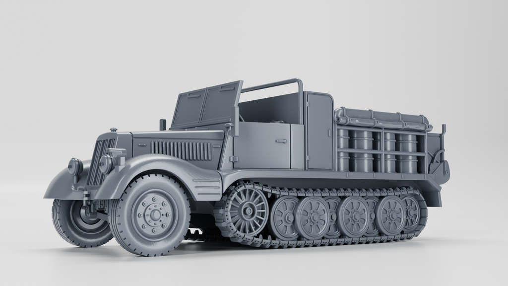 WG3D Halftrack Sd.Kfz.11/2 Decontamination vehicle or  Sd.Kfz.11/3 Chemical Warefare vehicle(Germany, WW2)