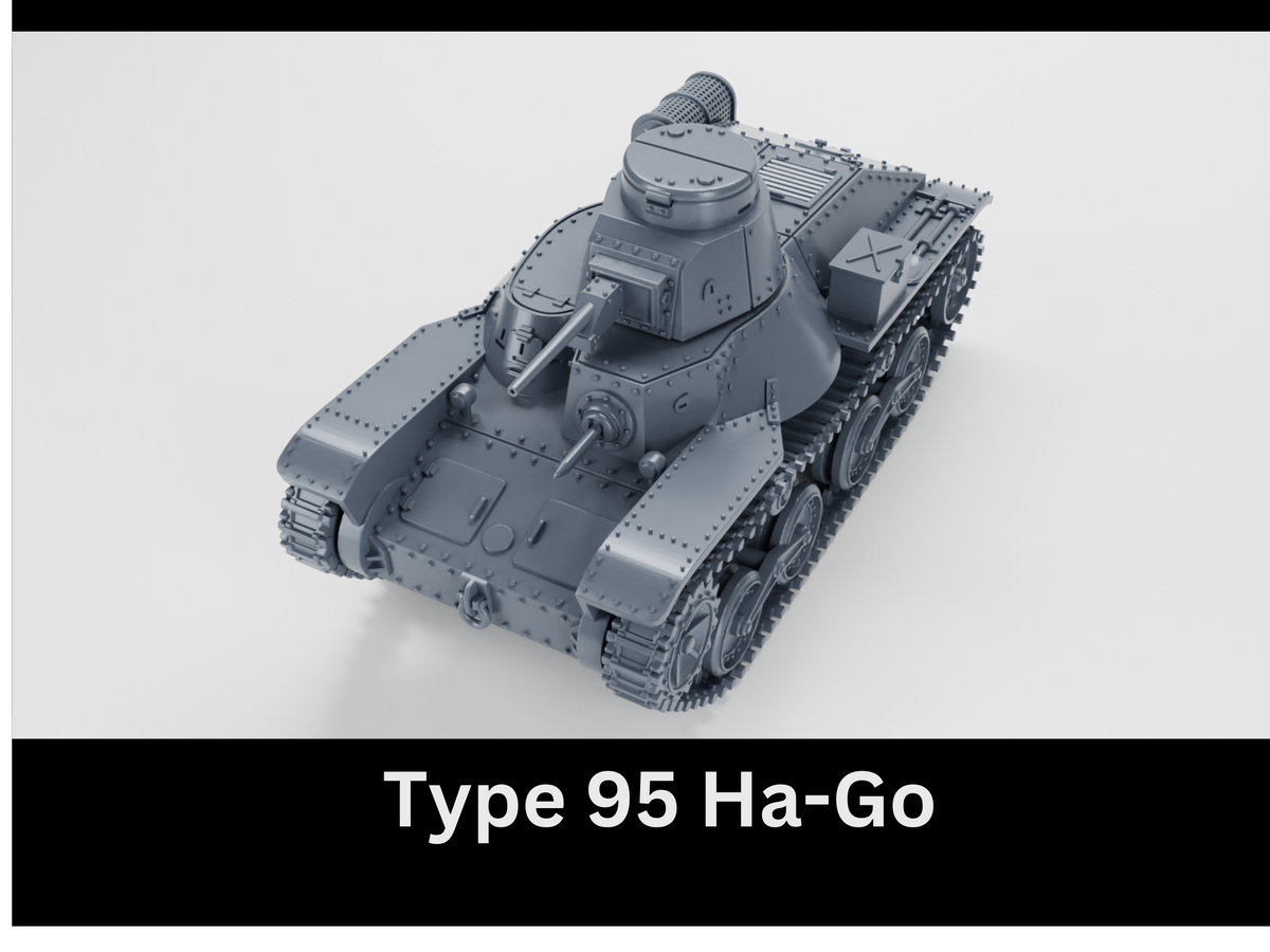 WG3D Type 95 Ha-Go Light Tank (JAPAN, WW2)