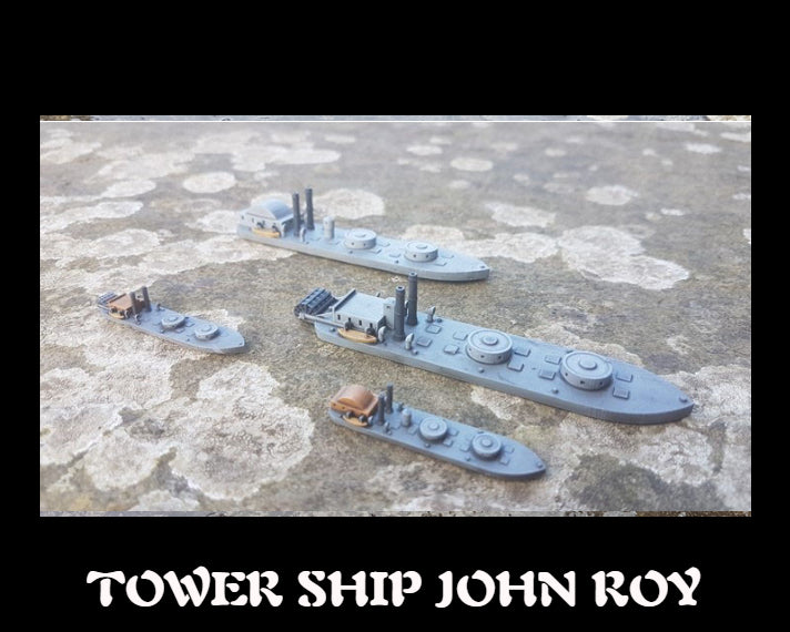 Manley LFG3D015 - 1/600 Confederate John Roys "Tower Ships"