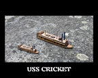 Manley LFG3D032- 1/600 USS Cricket