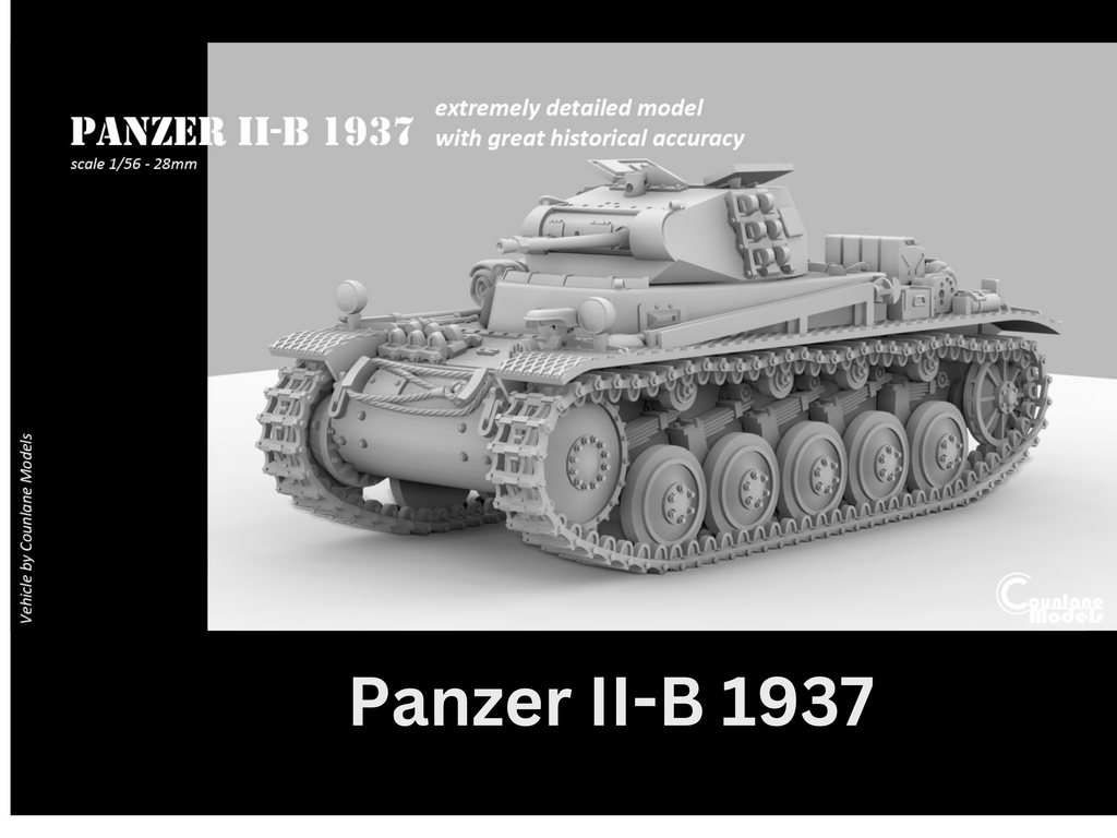 Counlane Panzer II Ausf B 1937 (Germany, WW2)