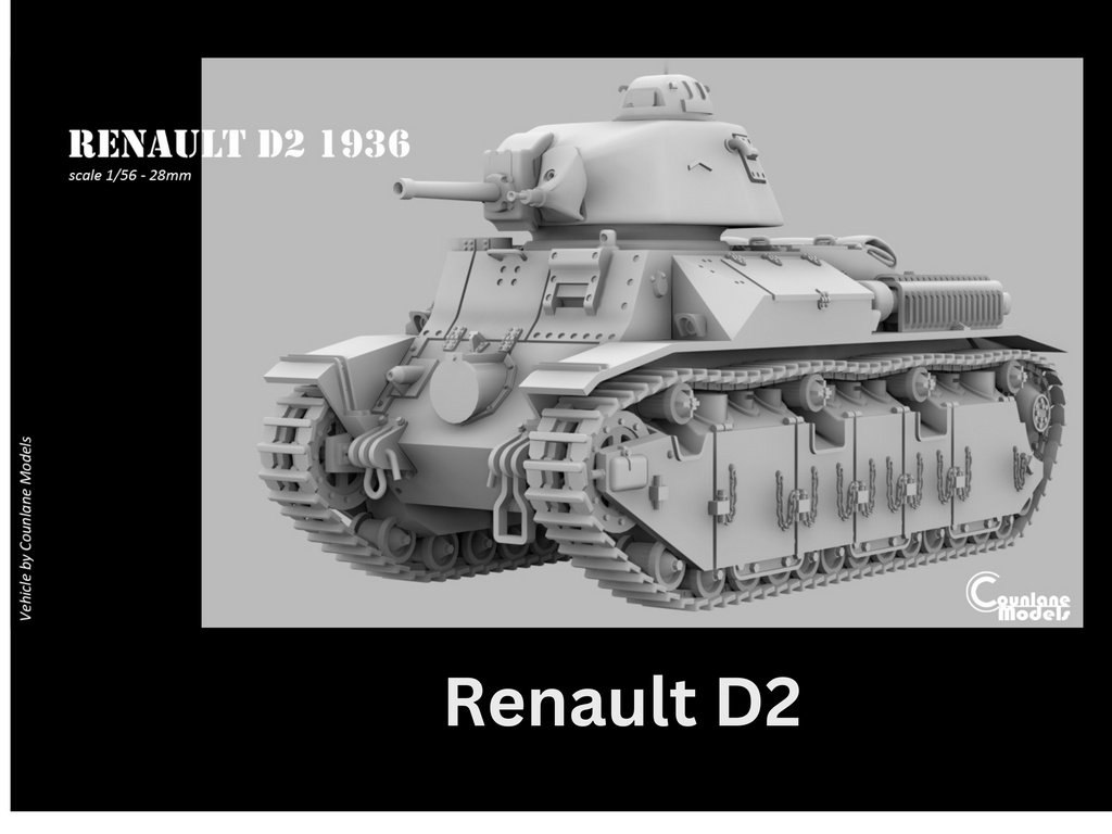 Counlane Renault D2 1936 (France, WW2)