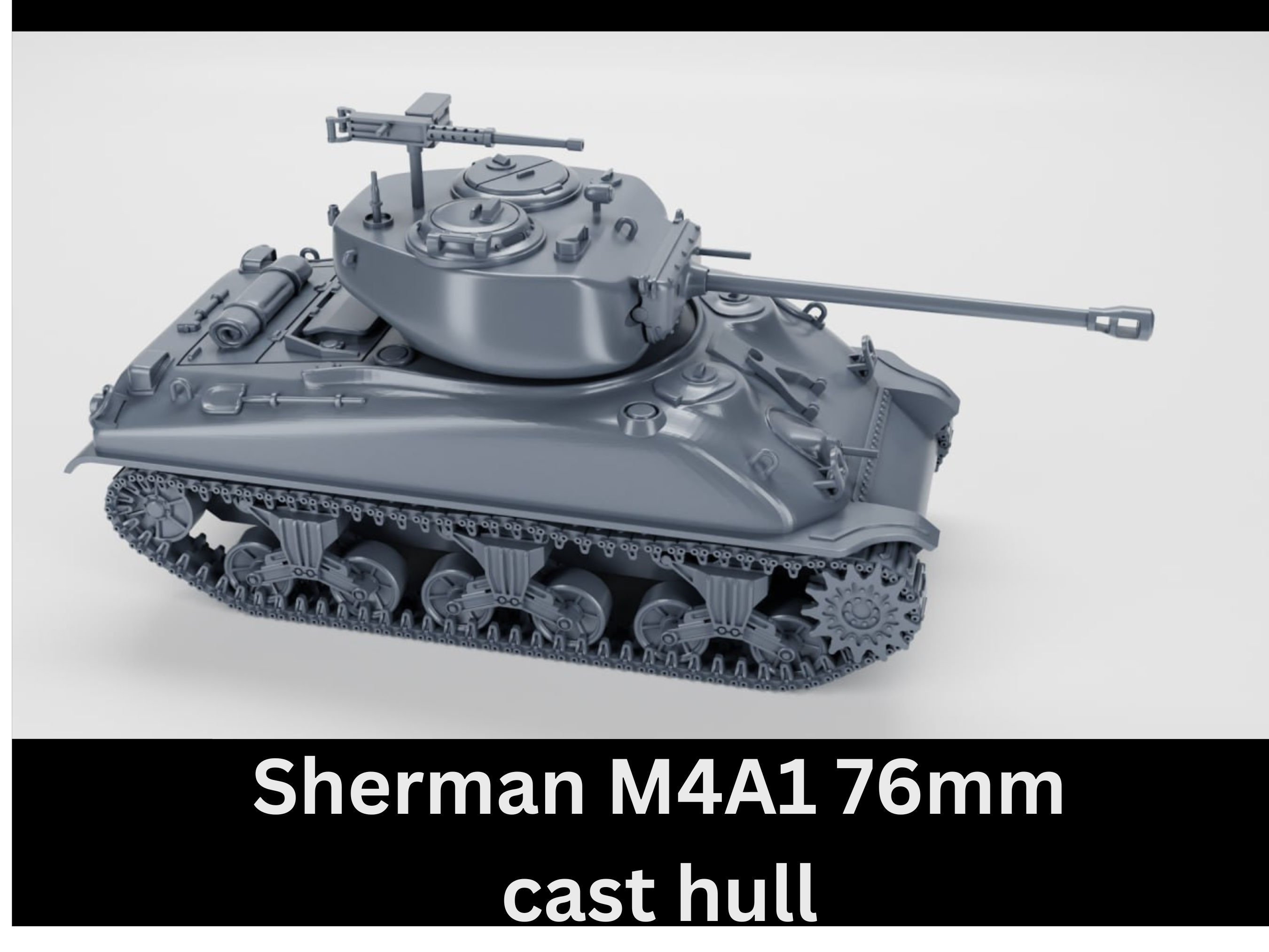 WG3D Sherman M4A1 76mm cast hull (USA, WW2)