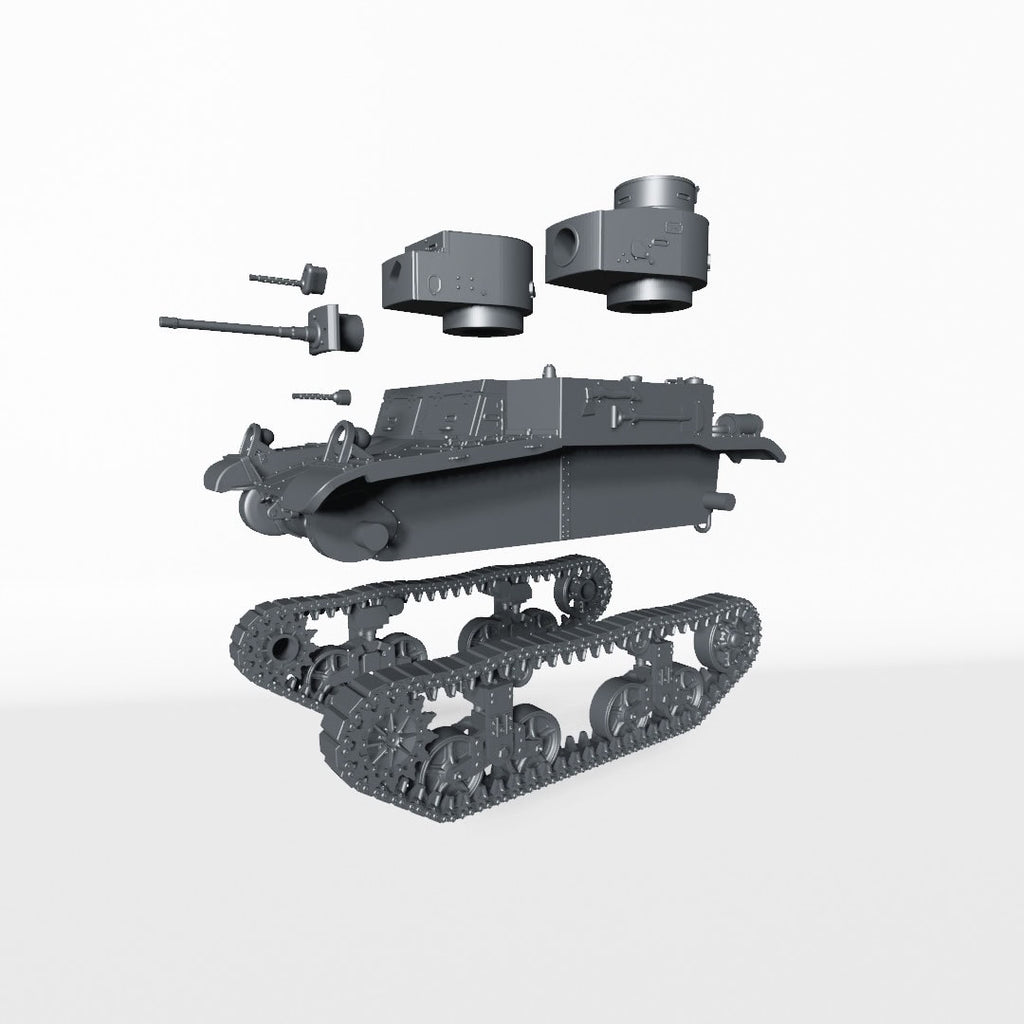 WG3D M2A2 Light Tank (US, 1936, Interwar+WW2)