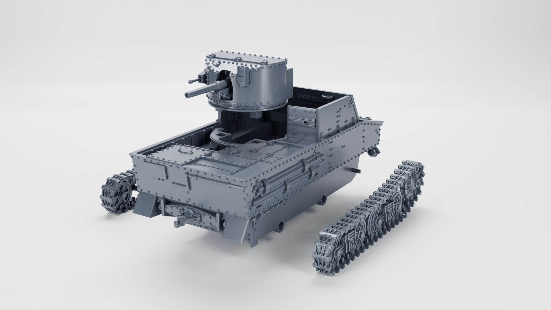 WG3D T13 B2 Tank hunter (Belgium, Interwar+WW2)