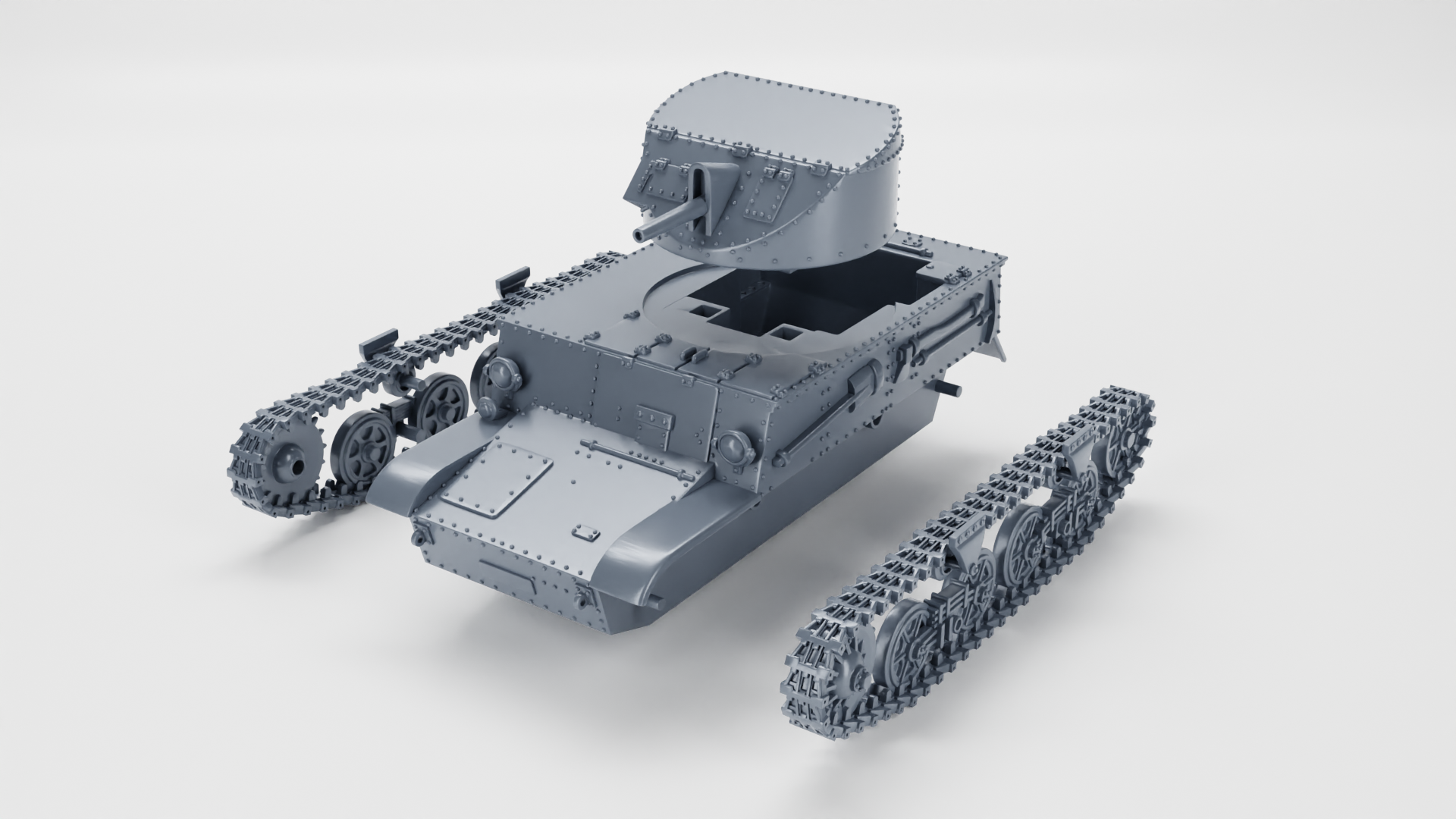 WG3D T13 B3 Tank hunter (Belgium, Interwar+WW2) (Copy)