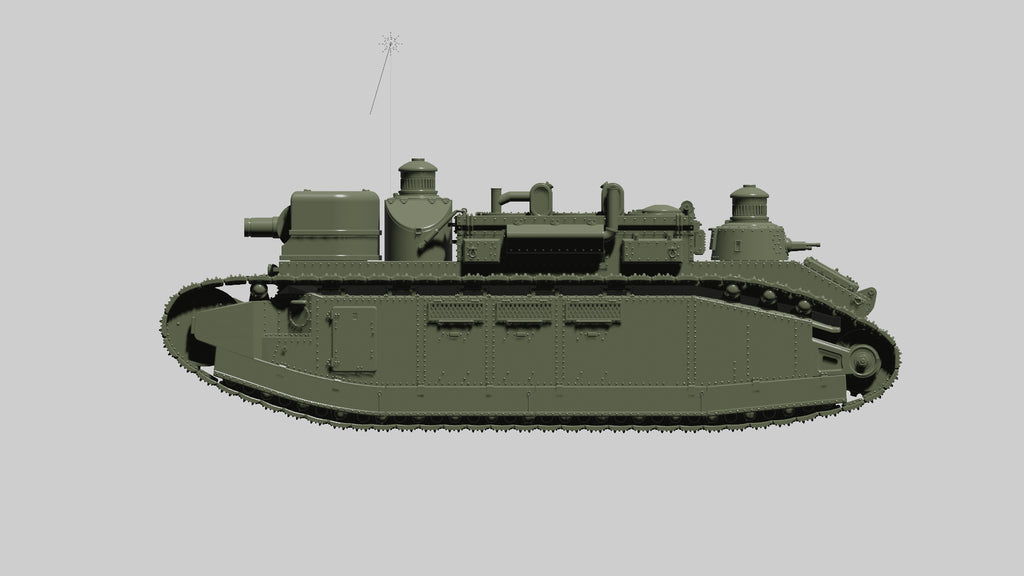 WG3D Super-heavy Tank Char 2C bis Champagne (FRANCE, WW2)