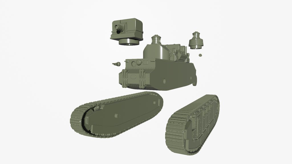 WG3D Super-heavy Tank Char 2C bis Champagne (FRANCE, WW2)
