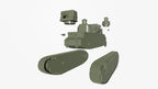 WG3D Super-heavy Tank Char 2C bis Champagne (FRANCE, WW2)