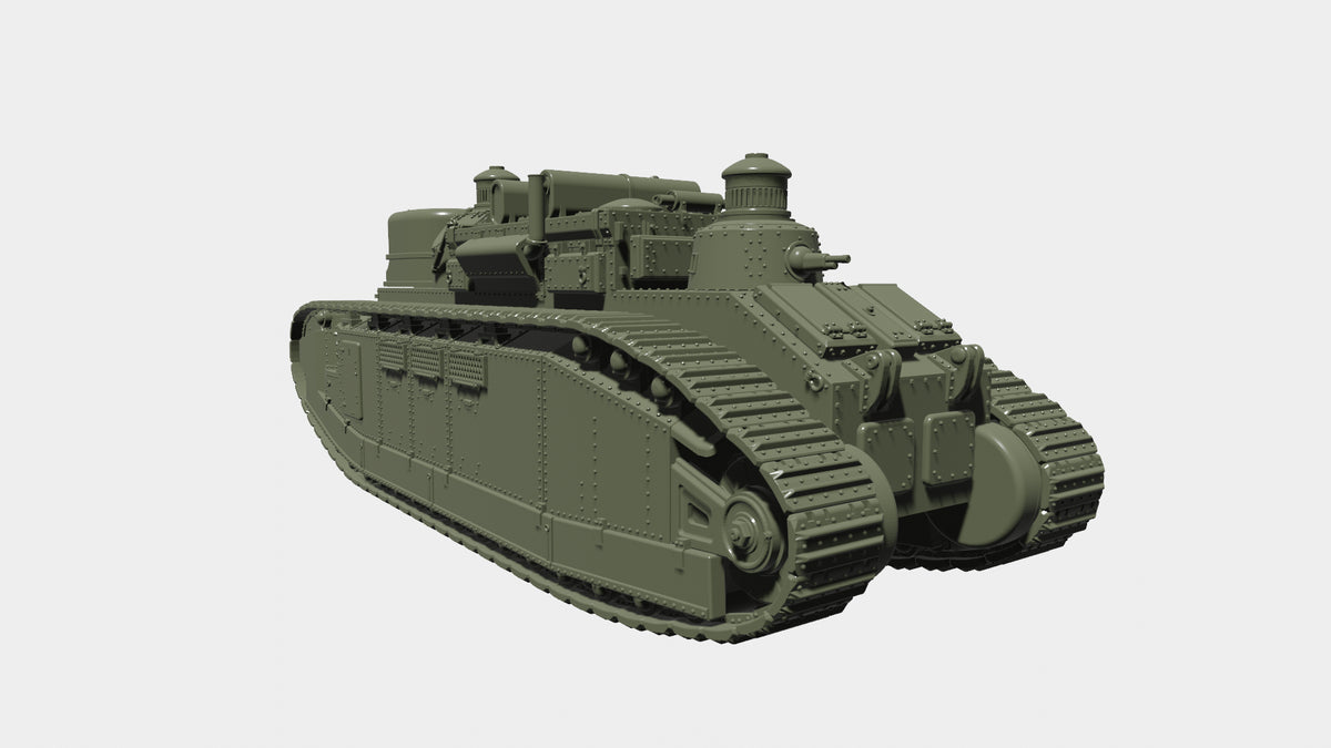 WG3D Super-heavy Tank Char 2C bis Champagne (FRANCE, WW2)