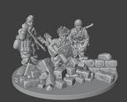 Col.Muller Fallschirmjager "Getroffen!" No base included