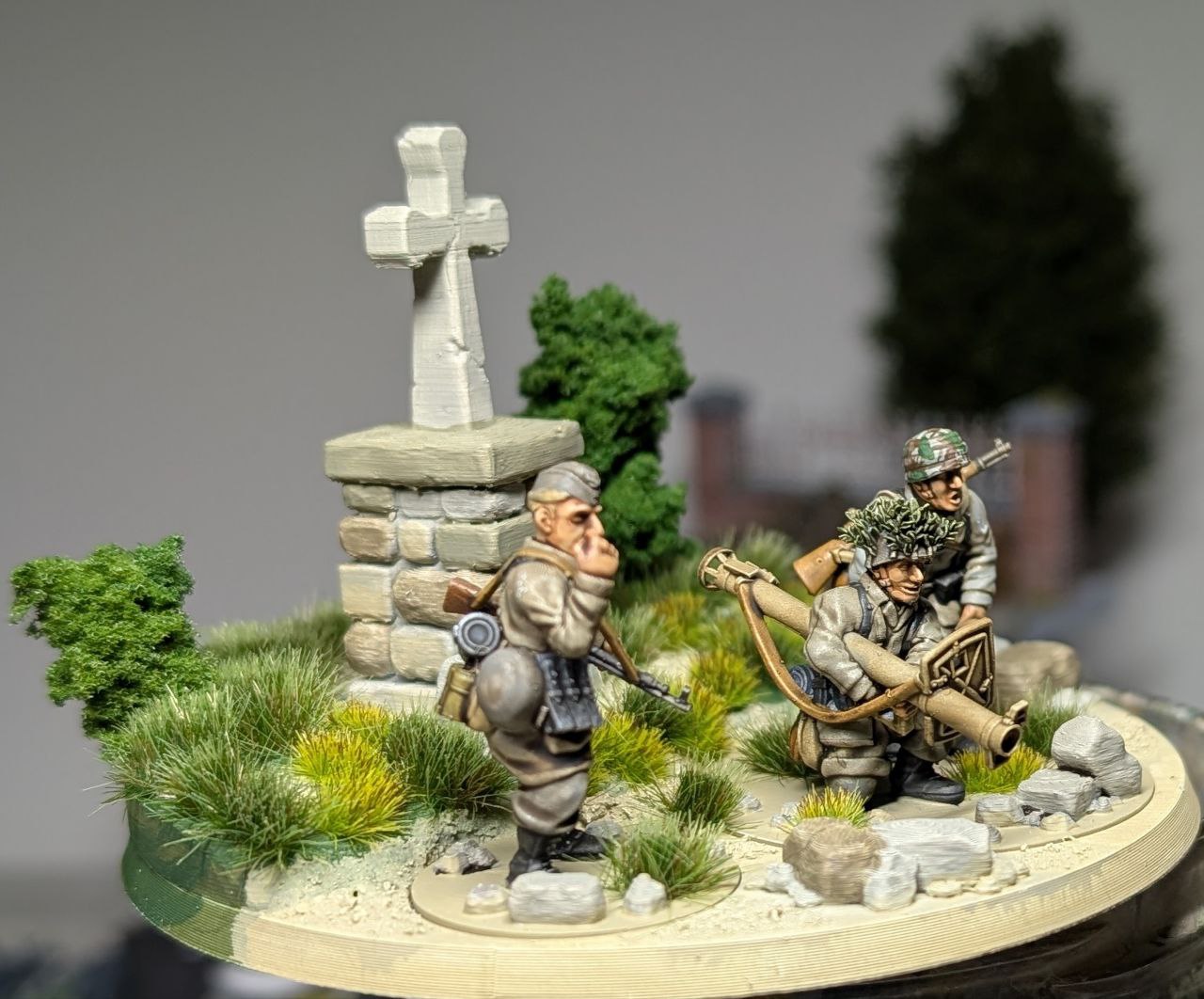Col.Muller Fallschirmjager "Getroffen!" No base included