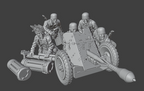 Col.Muller Fallschirmjager PaK36 with Stielgranate 41