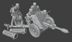 Col.Muller Fallschirmjager PaK36 with Stielgranate 41