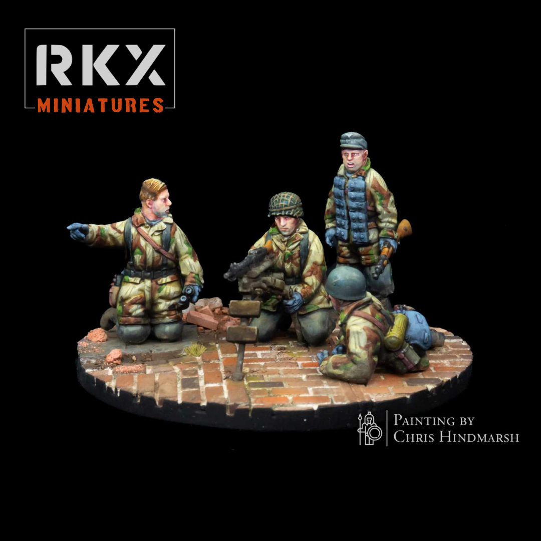 RKX German Fallschirmjager_MG34_Team