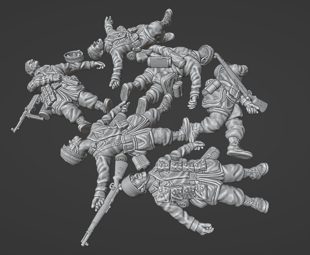 Col.Muller Fallschirmjager casualties set 1