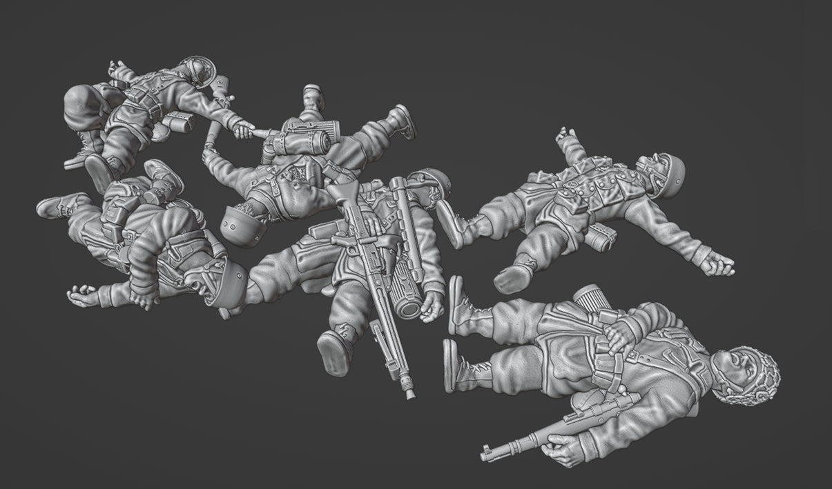 Col.Muller Fallschirmjager casualties set 2