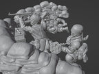 Col.Muller Fallschirmjager in fortified sandbag position