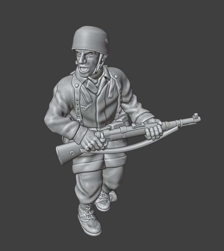 Col.Muller Fallschirmjager reinforcement set 1 (modulhead)