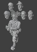 Col.Muller Fallschirmjager reinforcement set 3 (modulhead)