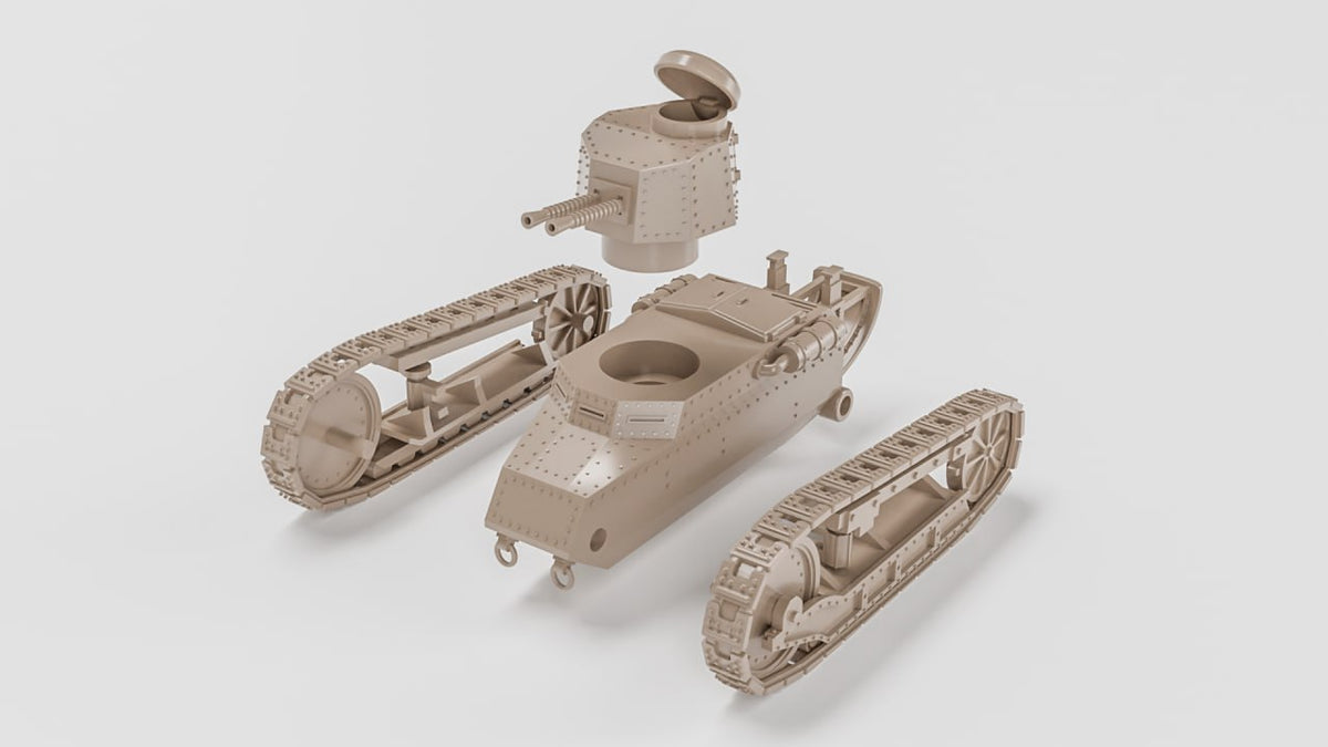 WG3D FIAT 3000 (Italy, light tank, 1920-1943)