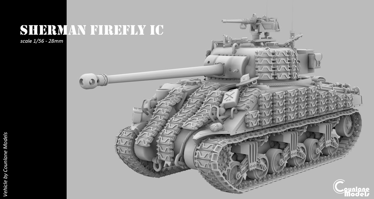 Counlane Sherman Firefly Ic 1944  (UK, Canada, Poland WW2)