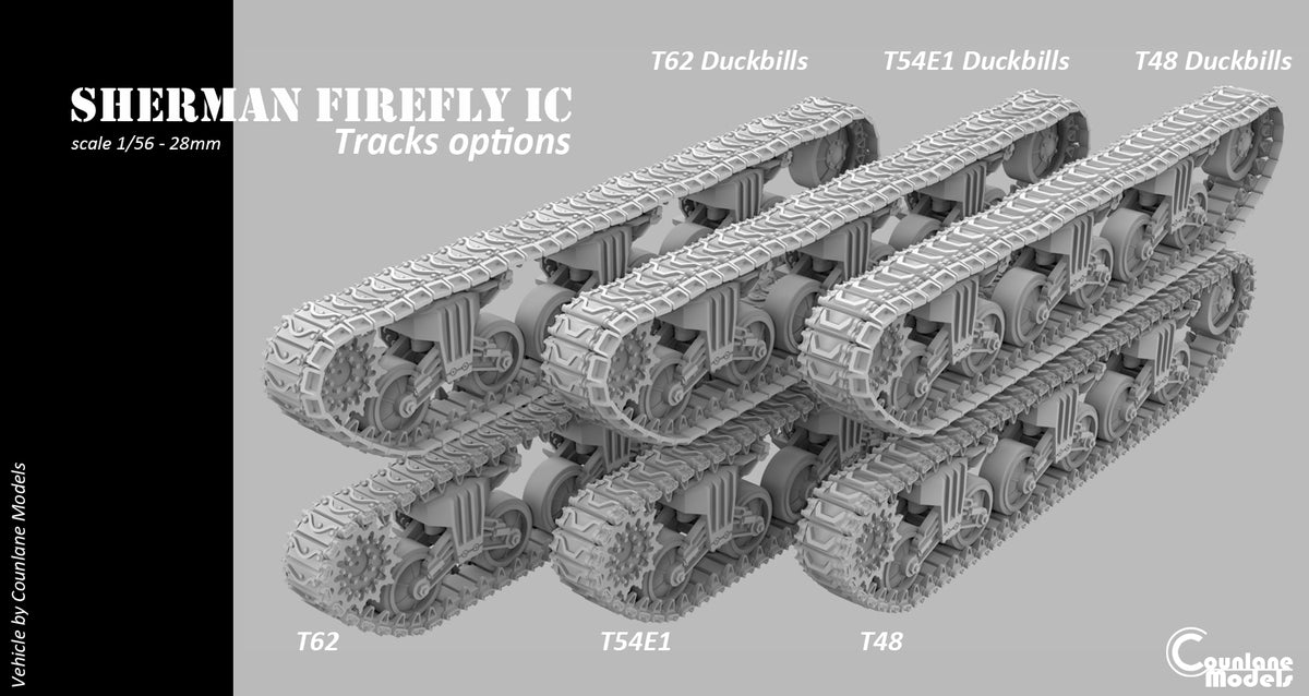 Counlane Sherman Firefly Ic 1944  (UK, Canada, Poland WW2)