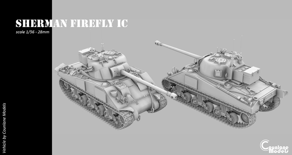 Counlane Sherman Firefly Ic 1944  (UK, Canada, Poland WW2)